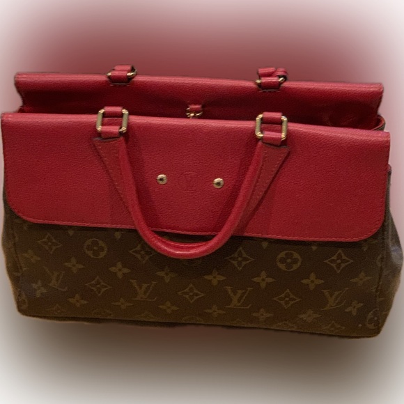 Louis Vuitton Venus Monogram Cerise Red Canvas Handbag - Picture 1 of 16